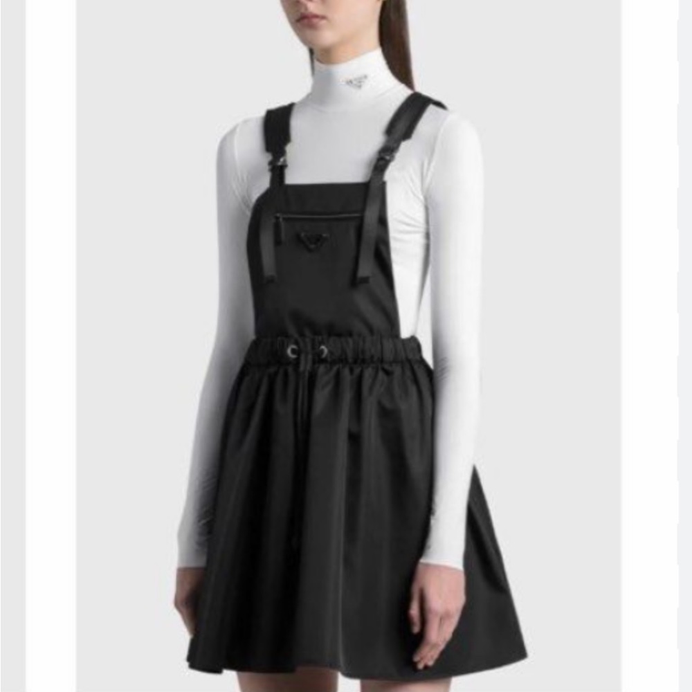 PRADA Logo Mini Nylon Dress Renylon - Picture 2 of 13